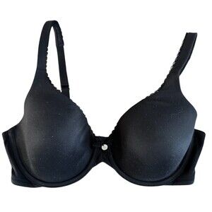 Victoria's Secret Lined Full Coverage Bra Size 36C Black